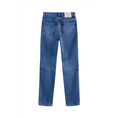 Vaquero recto Azul