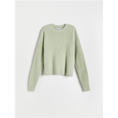 Pullover aus weichem Strickstoff