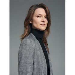 Karierter Blazer aus Jersey