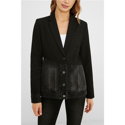 Blazer híbrida vaquera