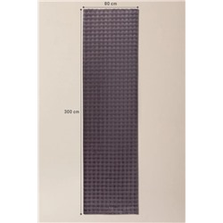 Vivre Bubble Halı - Koyu Mürdüm - 80x300 cm