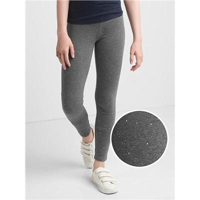 Sparkle stretch jersey leggings