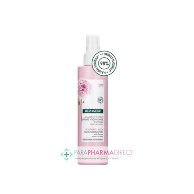 Klorane Pivoine Apaisant Corps Brume Hydratante 200ml