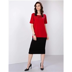 Kırmızı Comfort Fit Bluz