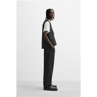CHALECO DENIM BOLSILLOS