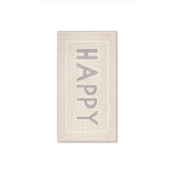 Bluenity Happy Anti Slip Teknoloji Doğal Pamuklu Banyo Kilimi 50x80 Cm - Gri 101.201.01.085.03.02