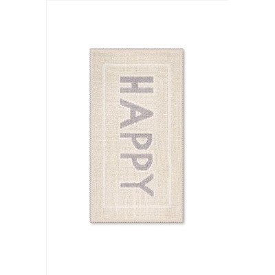 Bluenity Happy Anti Slip Teknoloji Doğal Pamuklu Banyo Kilimi 50x80 Cm - Gri 101.201.01.085.03.02