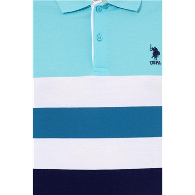 Erkek Turkuaz Polo Yaka Tişört