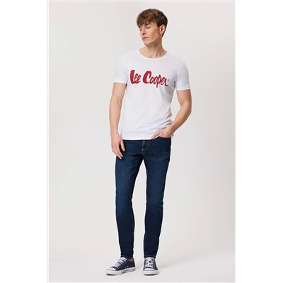 Lee Cooper Londonlogo Erkek O Yaka T-shırt Beyaz-k 232 LCM 242032