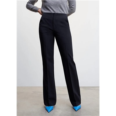 Pantalón fluido wideleg  -  Mujer | MANGO OUTLET Melilla