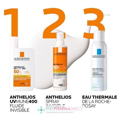La Roche Posay Anthelios UVmune 400 - SPF50+ - Fluide Invisible - Sans Parfum 50ml