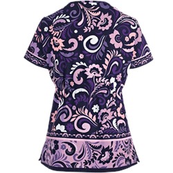 koi Scrubs Penny Lane Print Top