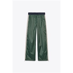 TROUSERS WITH SIDE TAPING