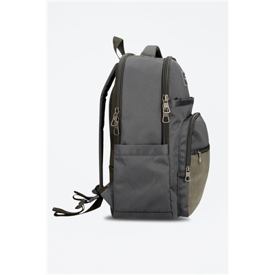 Mochila inteligente Harry Gris y caqui