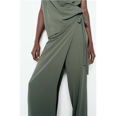 FLOWING WRAP TROUSERS
