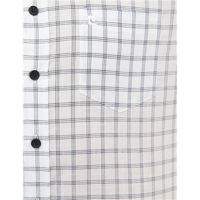 Lacivert Regular Fit Kısa Kollu Gömlek
