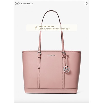 Jet Set Travel Large Saffiano Leather Tote Bag