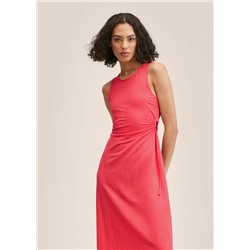 Vestido aberturas laterales -  Mujer | MANGO OUTLET España