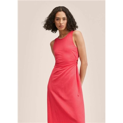 Vestido aberturas laterales -  Mujer | MANGO OUTLET España