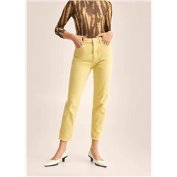 Vaqueros mom tiro alto -  Mujer | MANGO OUTLET España
