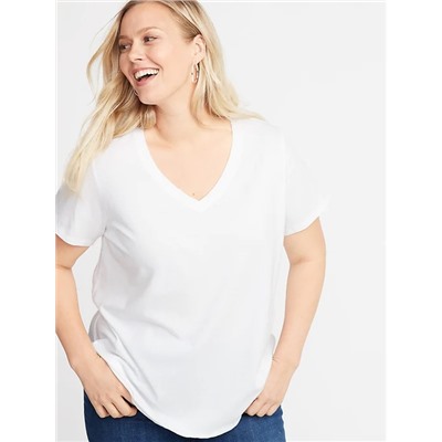 EveryWear Plus-Size V-Neck Tee