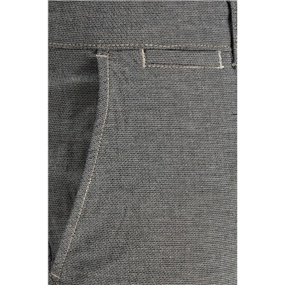 Pantalón recto Gris claro jaspeado