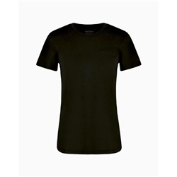 REGULAR FIT T-SHIRT WITH MINI SIGNATURE PRINT IN ASV COTTON