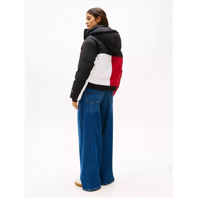 Flag Cropped Puffer