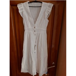 Valda Plunge Ruching A-Shape Dress (р.42)