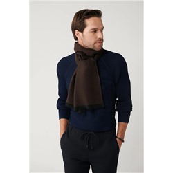 Avva Erkek Lacivert Yüksek Bisiklet Yaka Kamuflaj Desenli Rayon Standart Fit Normal Kesim Triko Kazak A32 A32Y5046