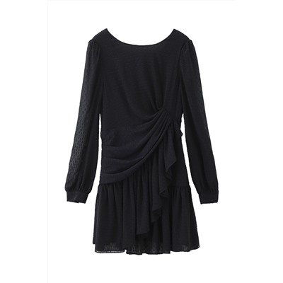 Vestido de talle bajo Negro