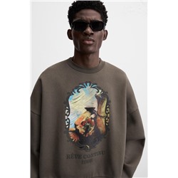 SUDADERA ESTAMPADO COMBINADO