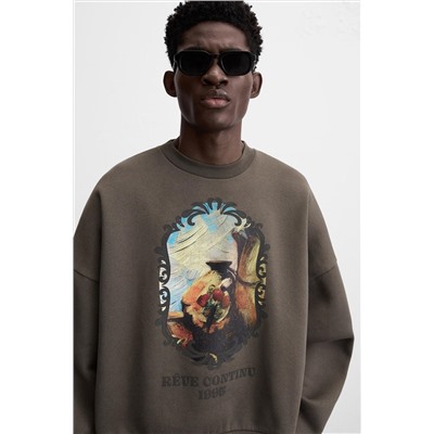 SUDADERA ESTAMPADO COMBINADO