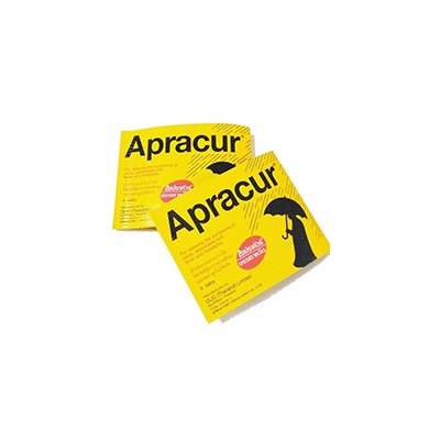 Таблетки против жара, гриппа, простуды Apracur (упаковка 25 * 6  шт ) / Apracur  25 *  6 tablets