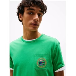 Nautical Flag Logo Pocket T-Shirt