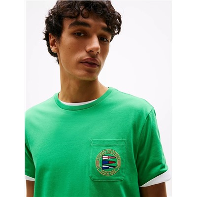 Nautical Flag Logo Pocket T-Shirt