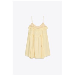 ZW COLLECTION SHORT DRESS WITH RUFFLES