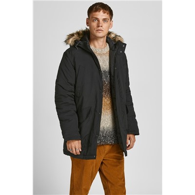 Chaqueta con capucha Negro