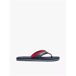 Padded-Strap Logo Flip-Flop