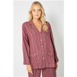 Camisa Burdeos y blanco