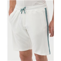 Ekru Slim Fit Örme Şort