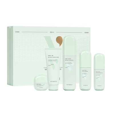 [VIVIMIYU] НАБОР КОМФОРТ И УВЛАЖНЕНИЕ Extreme care soothing dry red set, 120гр/ 130мл/ 45мл/ 110мл/ 50гр