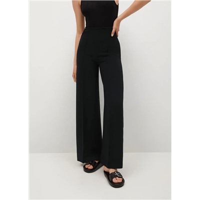 Pantalón culotte pinzas -  Mujer | MANGO OUTLET Melilla