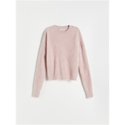 Pullover aus weichem Strickstoff