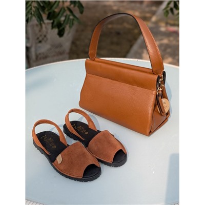 КОМБО Ab.Zapatos • 3106-8 • brandy + Ab.Zapatos PELLE Milan (930) cuero АКЦИЯ