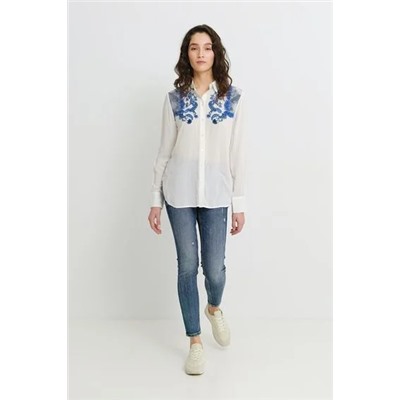 Camisa paisley bordado