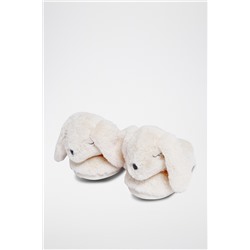 Zapatillas de casa Flora Beige