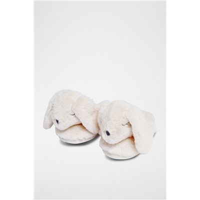 Zapatillas de casa Flora Beige