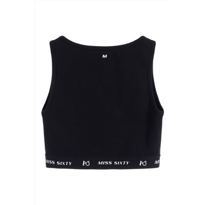 Camiseta corta Negro