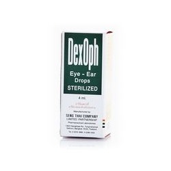 Капли для глаз и ушей DexOph 4 мл / DexOph Eye Ear Drops 4 ml